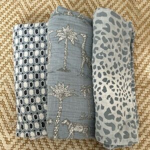 Pottery barn kids muslin swaddle set